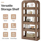 Étagère Lantine de 180 cm de haut, bibliothèque à 5 niveaux avec étagères ouvertes, unité de rangement de style industriel pour bureau à domicile