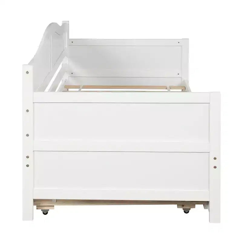 Lit de repos en bois Luxystar avec lit gigogne coulissant pour chambre à coucher et salon