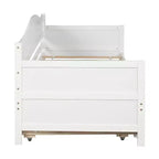 Lit de repos en bois Luxystar avec lit gigogne coulissant pour chambre à coucher et salon