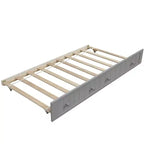 Lit de repos en bois Luxystar avec lit gigogne coulissant pour chambre à coucher et salon