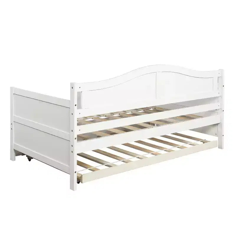 Lit de repos en bois Luxystar avec lit gigogne coulissant pour chambre à coucher et salon