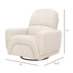 Fauteuil inclinable et pivotant Babyletto Rainbow