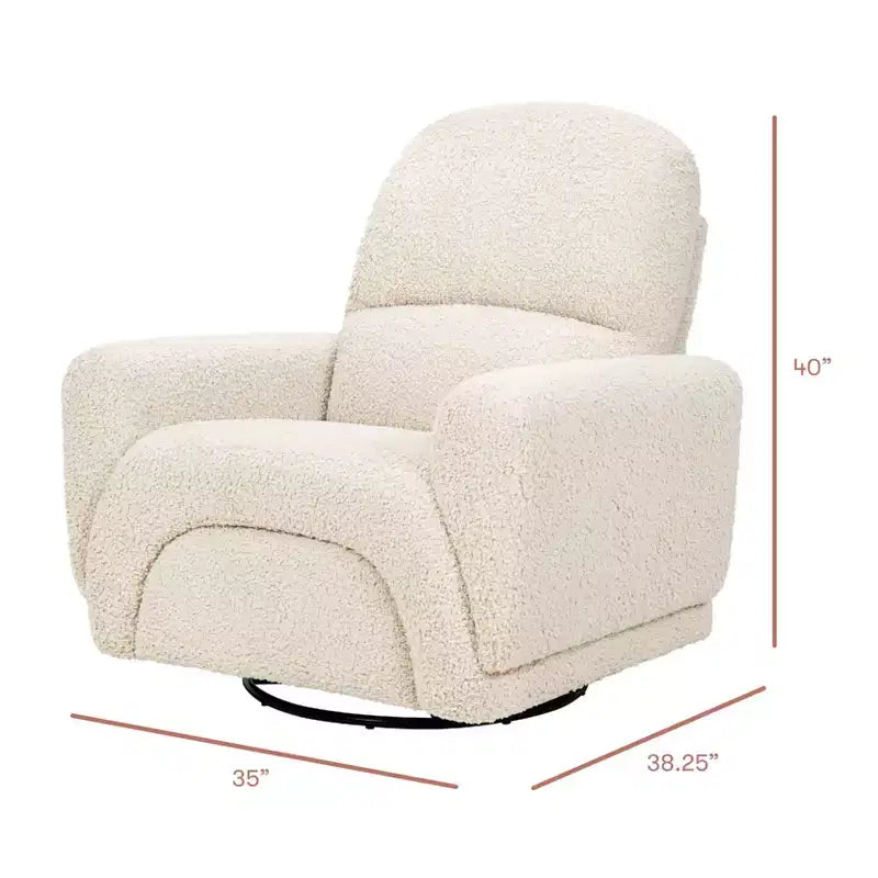 Fauteuil inclinable et pivotant Babyletto Rainbow