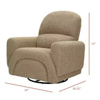 Fauteuil inclinable et pivotant Babyletto Rainbow