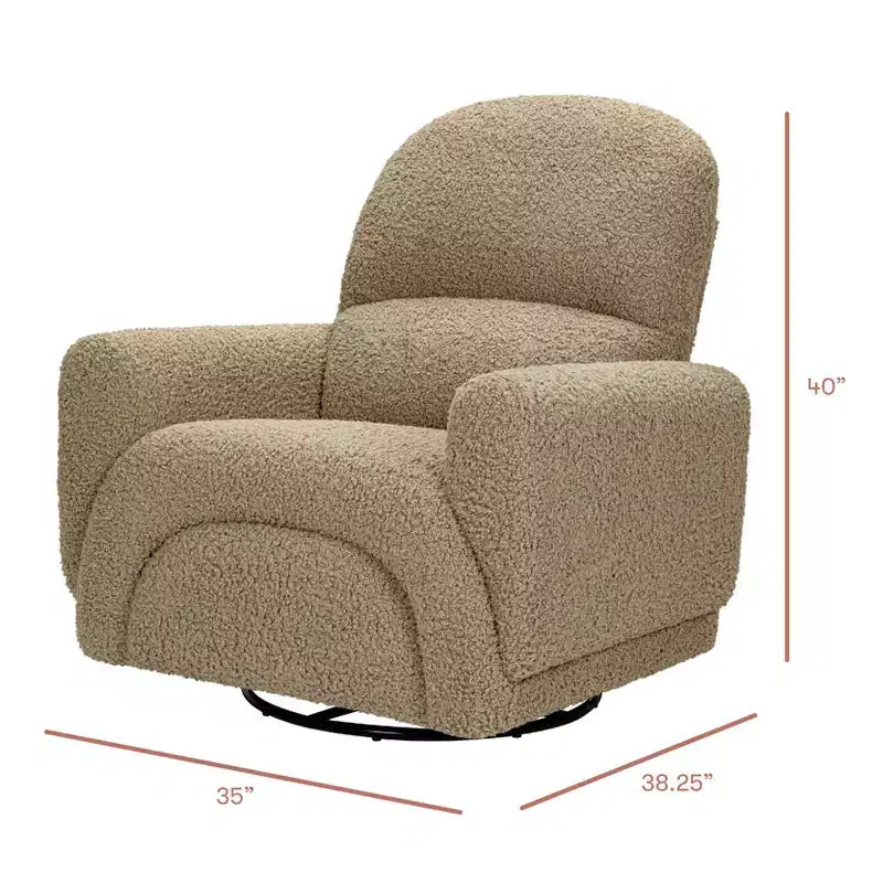 Fauteuil inclinable et pivotant Babyletto Rainbow