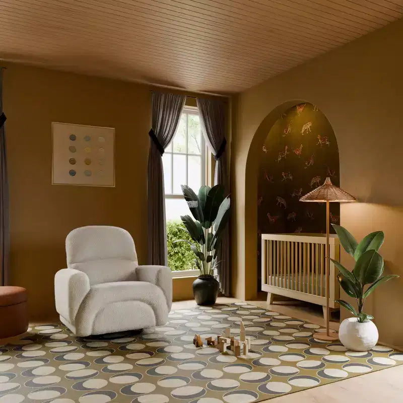 Fauteuil inclinable et pivotant Babyletto Rainbow