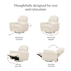 Fauteuil inclinable et pivotant Babyletto Rainbow