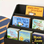 Étagère-bibliothèque multi-niveaux Whisen pour enfants avec tiroir de rangement, cadeau pour enfants