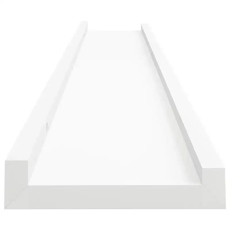 Lot de 2 étagères murales Ledge en MDF blanc de 80 cm de long