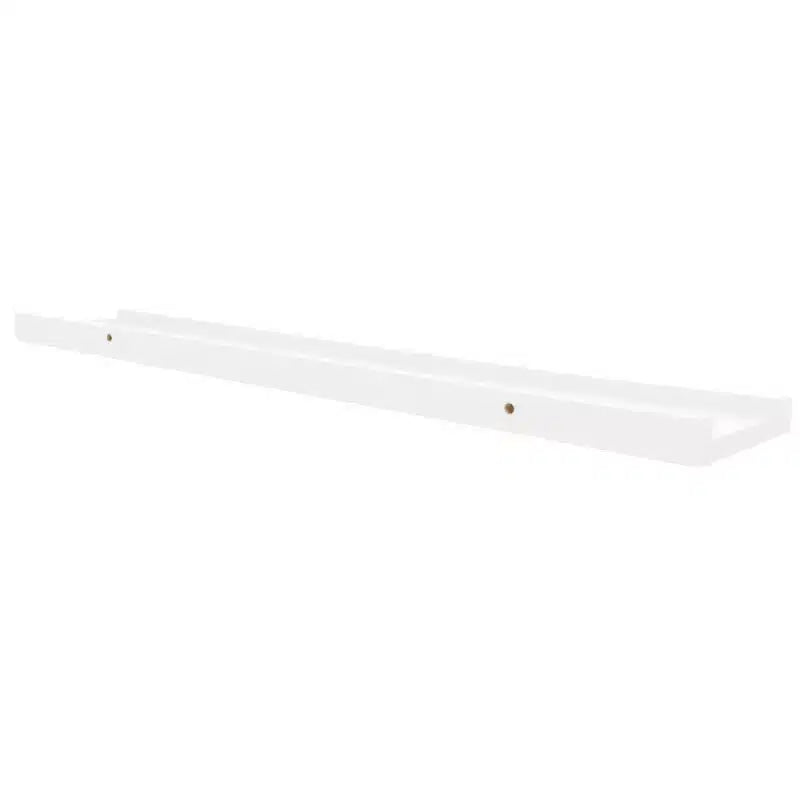 Lot de 2 étagères murales Ledge en MDF blanc de 80 cm de long