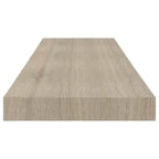 Étagère murale Chêne alvéolé MDF Grande Fixation murale