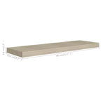 Étagère murale Chêne alvéolé MDF Grande Fixation murale
