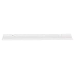 Lot de 2 étagères murales MDF Blanc 115 x 9 x 3 cm Fixation murale