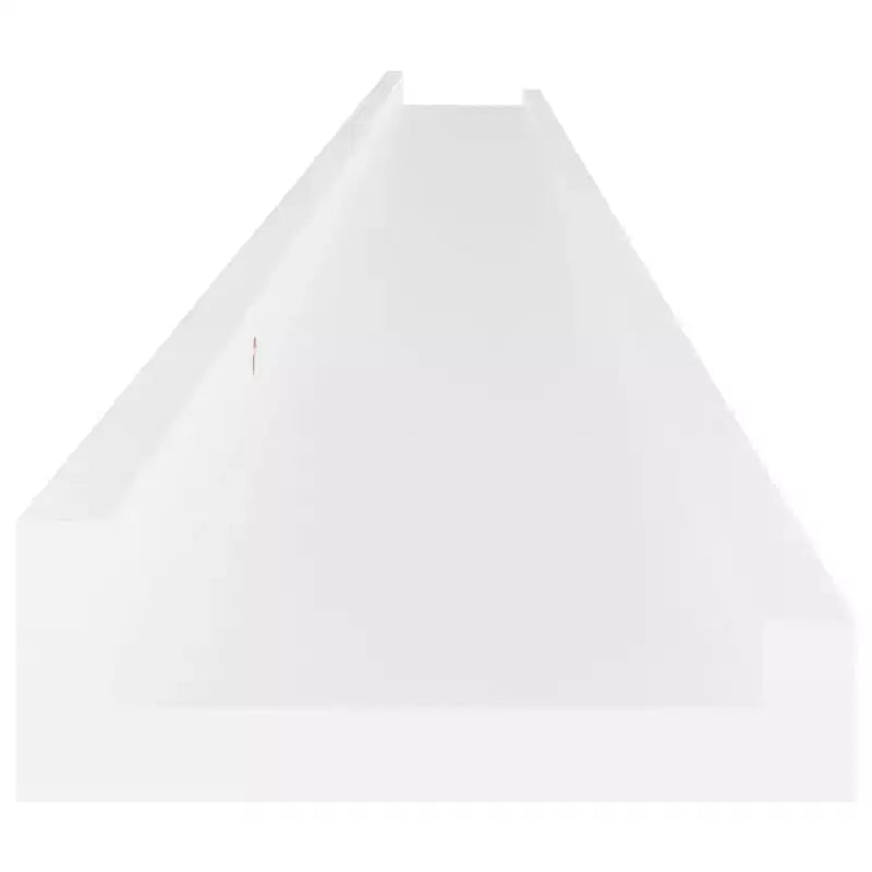 Lot de 2 étagères murales MDF Blanc 115 x 9 x 3 cm Fixation murale