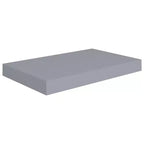 Étagère murale nid d'abeille grise en MDF, métal 40x23x3,8 cm Étagère murale