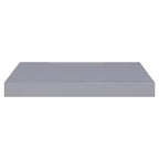 Étagère murale nid d'abeille grise en MDF, métal 40x23x3,8 cm Étagère murale