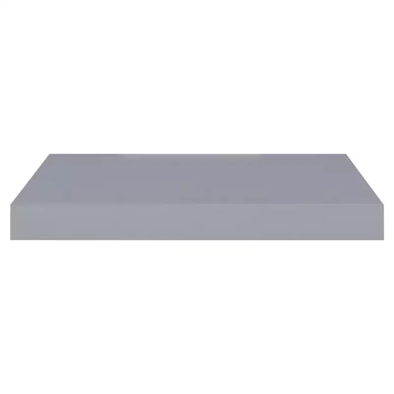 Étagère murale nid d'abeille grise en MDF, métal 40x23x3,8 cm Étagère murale