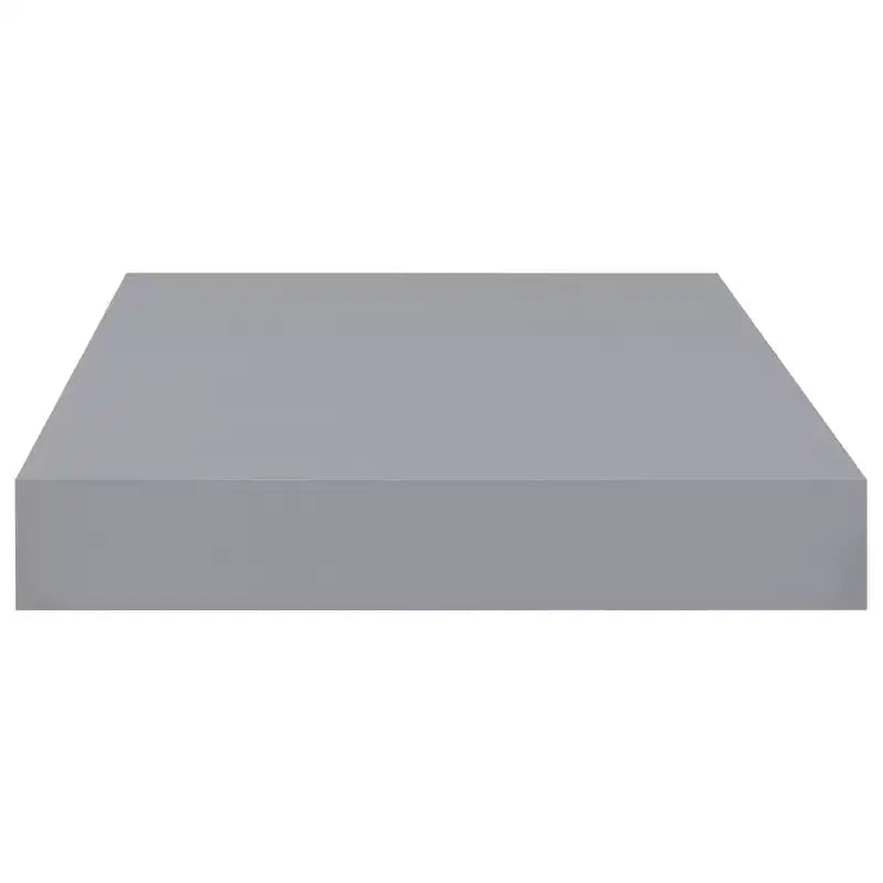 Étagère murale nid d'abeille grise en MDF, métal 40x23x3,8 cm Étagère murale