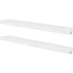 Étagère murale, lot de 2, MDF blanc