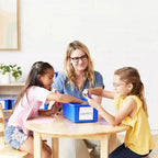 Tour de rangement mobile à 20 compartiments ECR4Kids et 20 bacs de rangement, 5x4, Meubles pour enfants