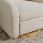 Fauteuil inclinable et pivotant Nami de Babyletto avec port USB