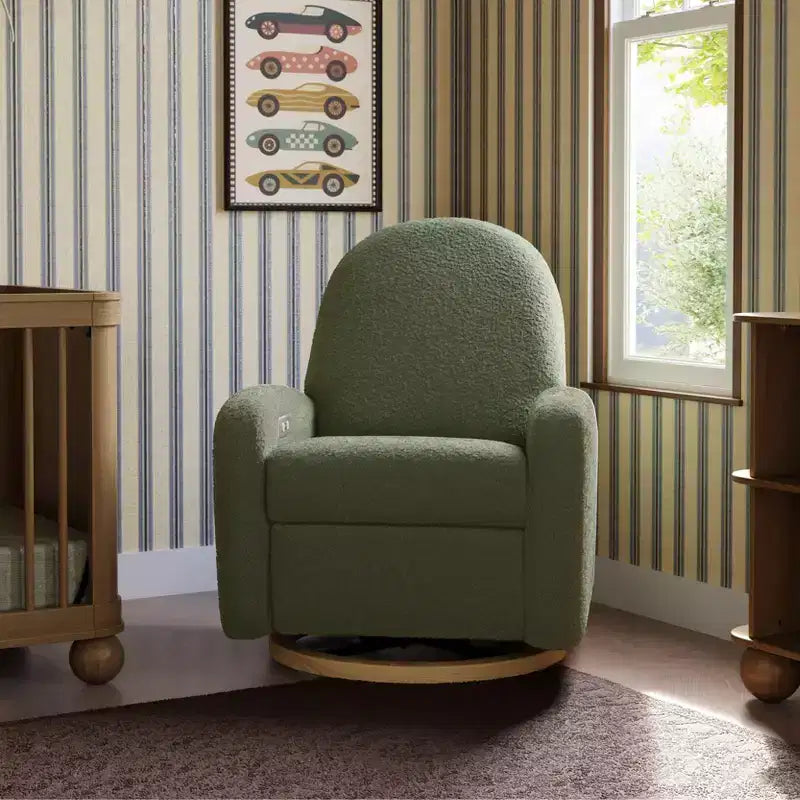 Fauteuil inclinable et pivotant Nami de Babyletto avec port USB