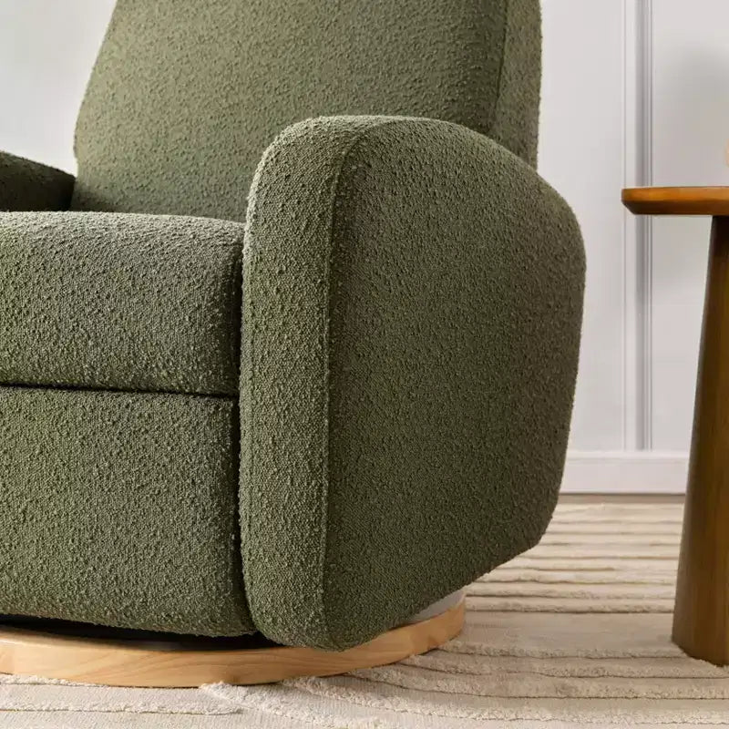 Fauteuil inclinable et pivotant Nami de Babyletto avec port USB