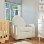 Fauteuil inclinable et pivotant Nami de Babyletto avec port USB