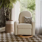 Fauteuil inclinable et pivotant Nami de Babyletto avec port USB
