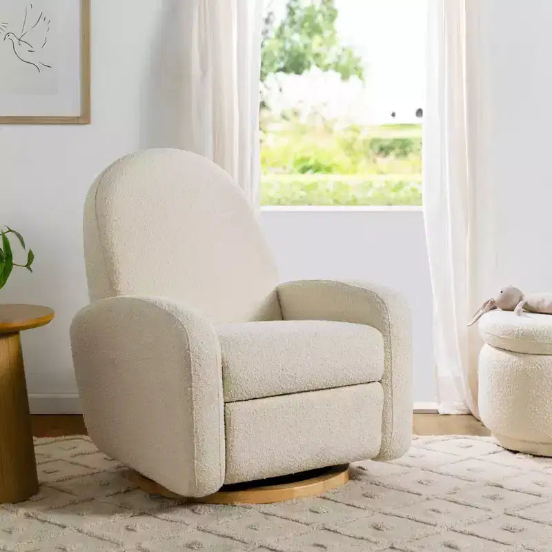Fauteuil inclinable et pivotant Nami de Babyletto avec port USB