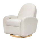 Fauteuil inclinable et pivotant Nami de Babyletto avec port USB