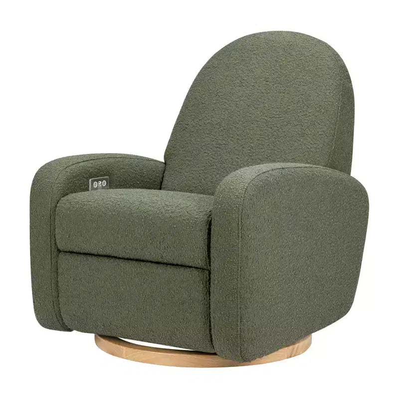 Fauteuil inclinable et pivotant Nami de Babyletto avec port USB