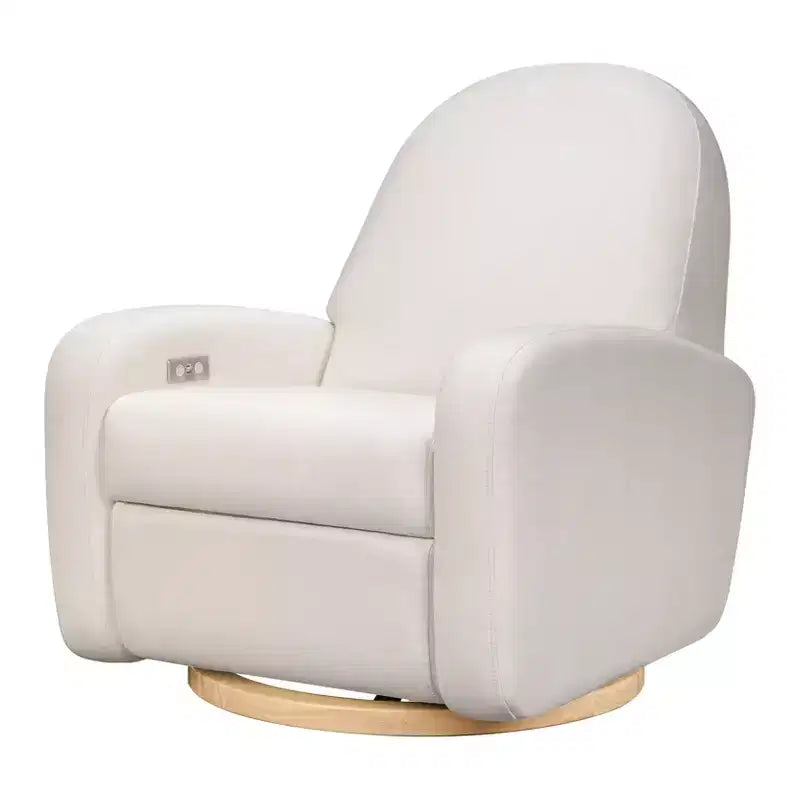 Fauteuil inclinable et pivotant Nami de Babyletto avec port USB