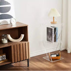 Étagère à livres en acrylique à 3 niveaux en forme d'arbre, étagère murale transparente, étagère polyvalente pour salon, salle de bain, organisateur de présentation de bureau