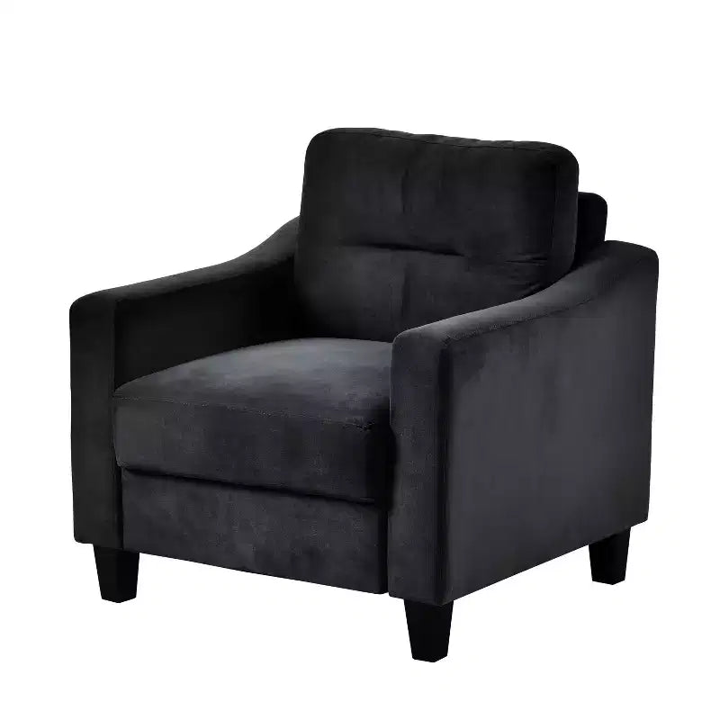 Canapé deux places moderne, revêtement grand confort en mélange coton-lin avec coussins en mousse, capacité de charge de 227 kg, parfait pour le salon.