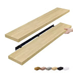 Sorbus 2 Pack 55 Inch Wall Mounted Floating Shelves - for Bathroom, Wall Decor for Bedroom, Kitchen, Living Room, Book Storage