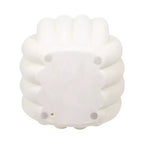 Tabouret décoratif en forme de nœud pour la décoration intérieure - Pouf au design inspiré de l'art moderne, parfait pour une coiffeuse, une chambre ou un salon - 18, Blanc