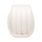 Tabouret décoratif en forme de nœud pour la décoration intérieure - Pouf au design inspiré de l'art moderne, parfait pour une coiffeuse, une chambre ou un salon - 18, Blanc