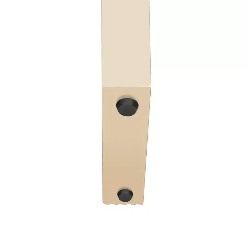 Console d'entrée minimaliste Whisen avec courbes douces et arrondies, tiroirs rainurés élégants et surface brillante durable