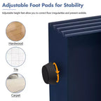 Console d'entrée minimaliste Whisen avec courbes douces et arrondies, tiroirs rainurés élégants et surface brillante durable