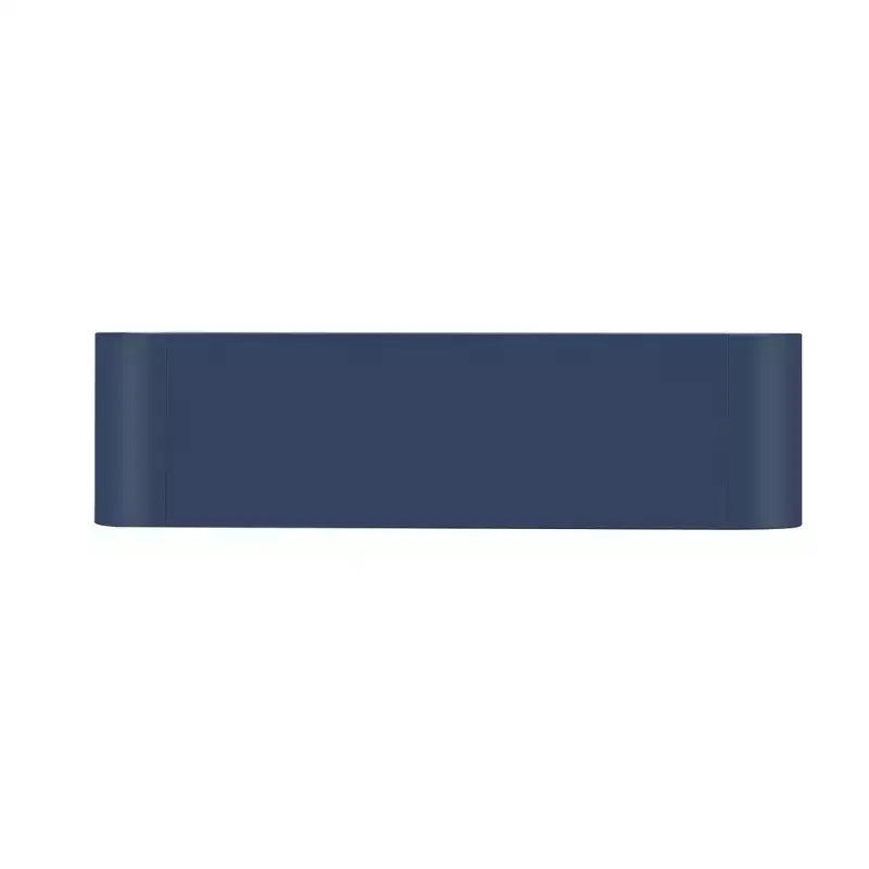 Console d'entrée minimaliste Whisen avec courbes douces et arrondies, tiroirs rainurés élégants et surface brillante durable