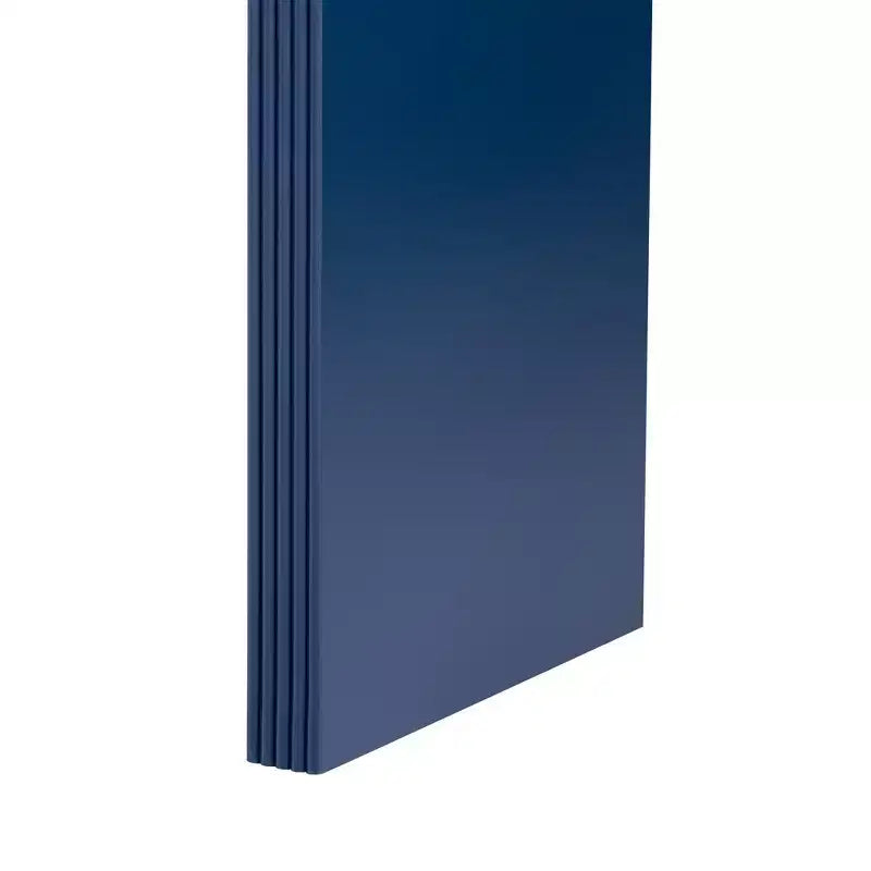Console d'entrée minimaliste Whisen avec courbes douces et arrondies, tiroirs rainurés élégants et surface brillante durable