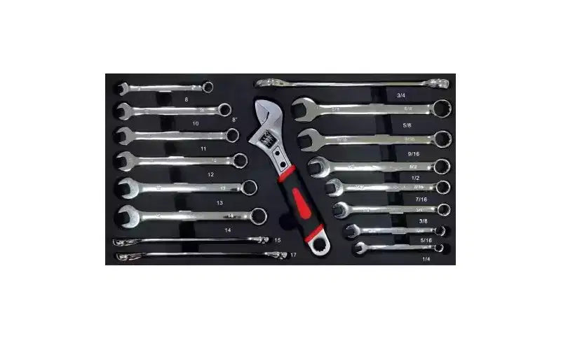Servante d'atelier en acier robuste avec 3 tiroirs à roulement à billes et un bac de rangement supérieur - Conception verrouillable pour garages, ateliers et entrepôts, couleur bleue