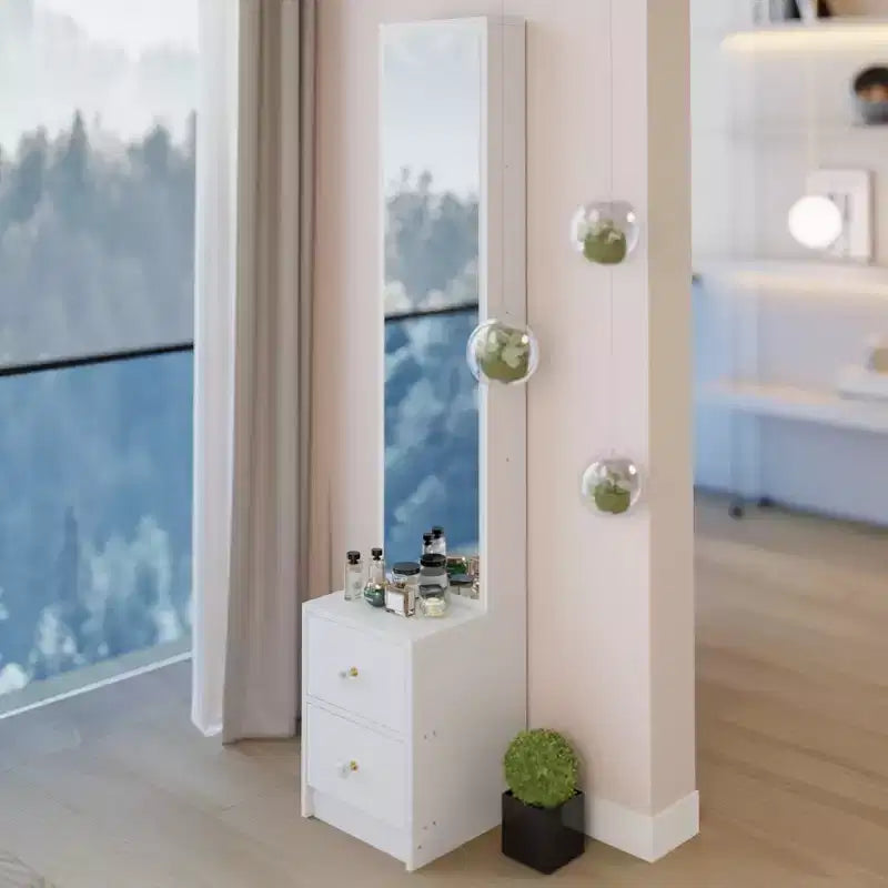 Longueur 11,8 x Largeur 15,7 x Hauteur 63 Armoire de rangement avec miroir simple et élégant, Armoire miroir pleine longueur, Miroir extra large