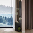 Longueur 11,8 x Largeur 15,7 x Hauteur 63 Armoire de rangement avec miroir simple et élégant, Armoire miroir pleine longueur, Miroir extra large