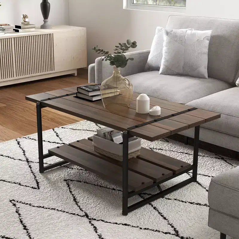 Table basse de salon, table basse pour petit espace, meuble de bureau à domicile