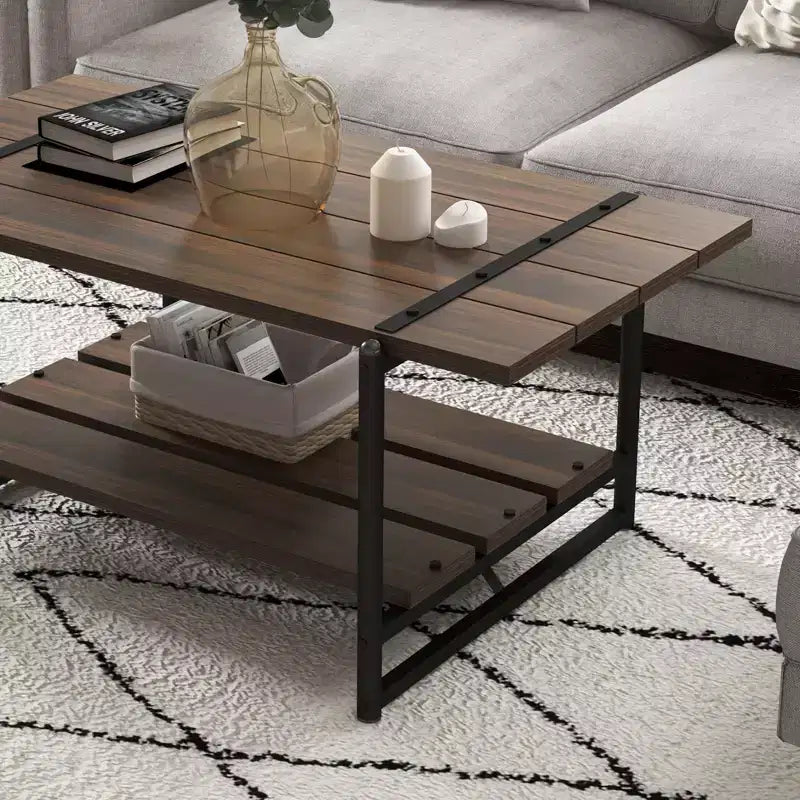 Table basse de salon, table basse pour petit espace, meuble de bureau à domicile