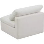Meridian Furniture, Chaise modulaire sans accoudoirs, confort standard, velours moelleux