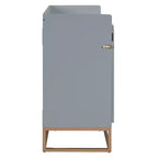 Lit mural escamotable Queen Murphy Bed avec pieds dorés, lit armoire queen size pliant pour chambre d'amis/bureau