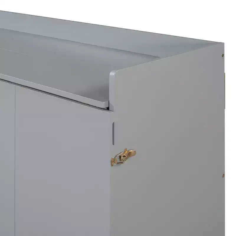 Lit mural escamotable Queen Murphy Bed avec pieds dorés, lit armoire queen size pliant pour chambre d'amis/bureau